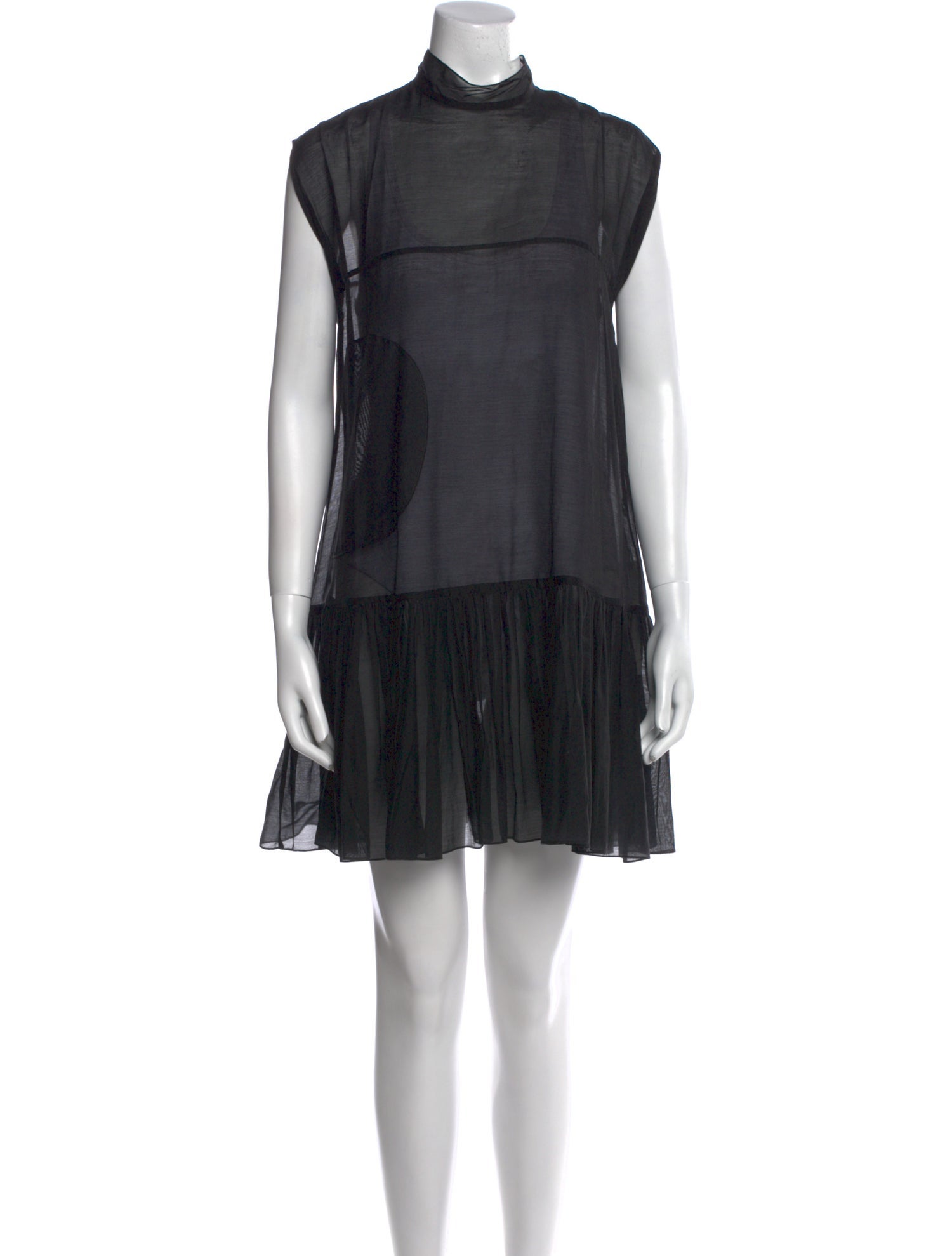 Morgane Le Fay Turtleneck Mini Dress