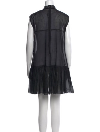 Morgane Le Fay Turtleneck Mini Dress