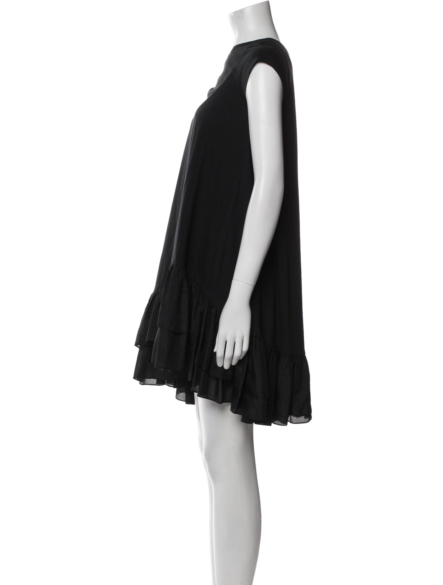 Morgane Le Fay Bateau Neckline Mini Dress