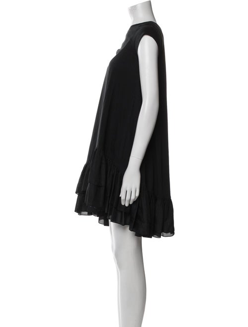 Morgane Le Fay Bateau Neckline Mini Dress