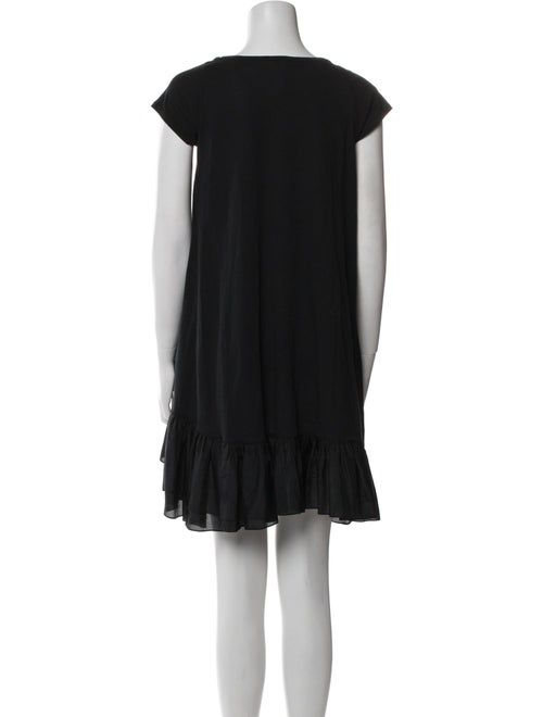 Morgane Le Fay Bateau Neckline Mini Dress