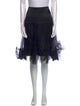 Morgane Le Fay Silk Knee-Length Skirt