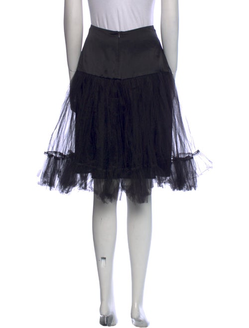 Morgane Le Fay Silk Knee-Length Skirt