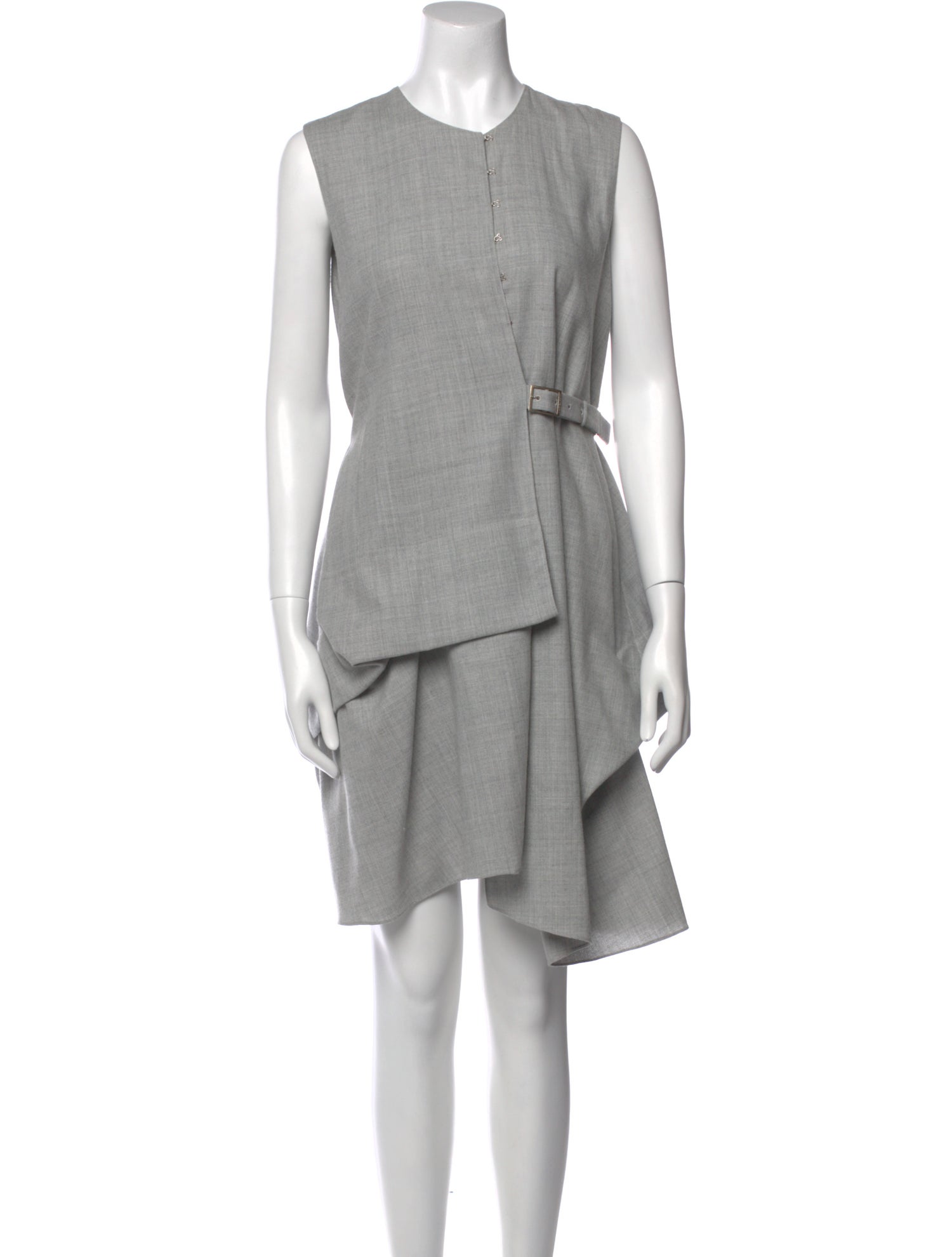 Morgane Le Fay Wool Knee-Length Dress