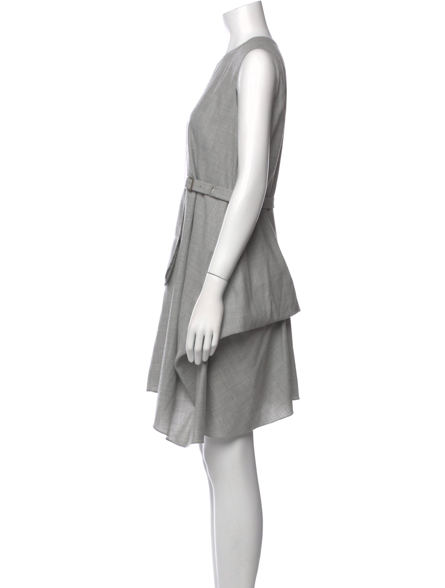 Morgane Le Fay Wool Knee-Length Dress