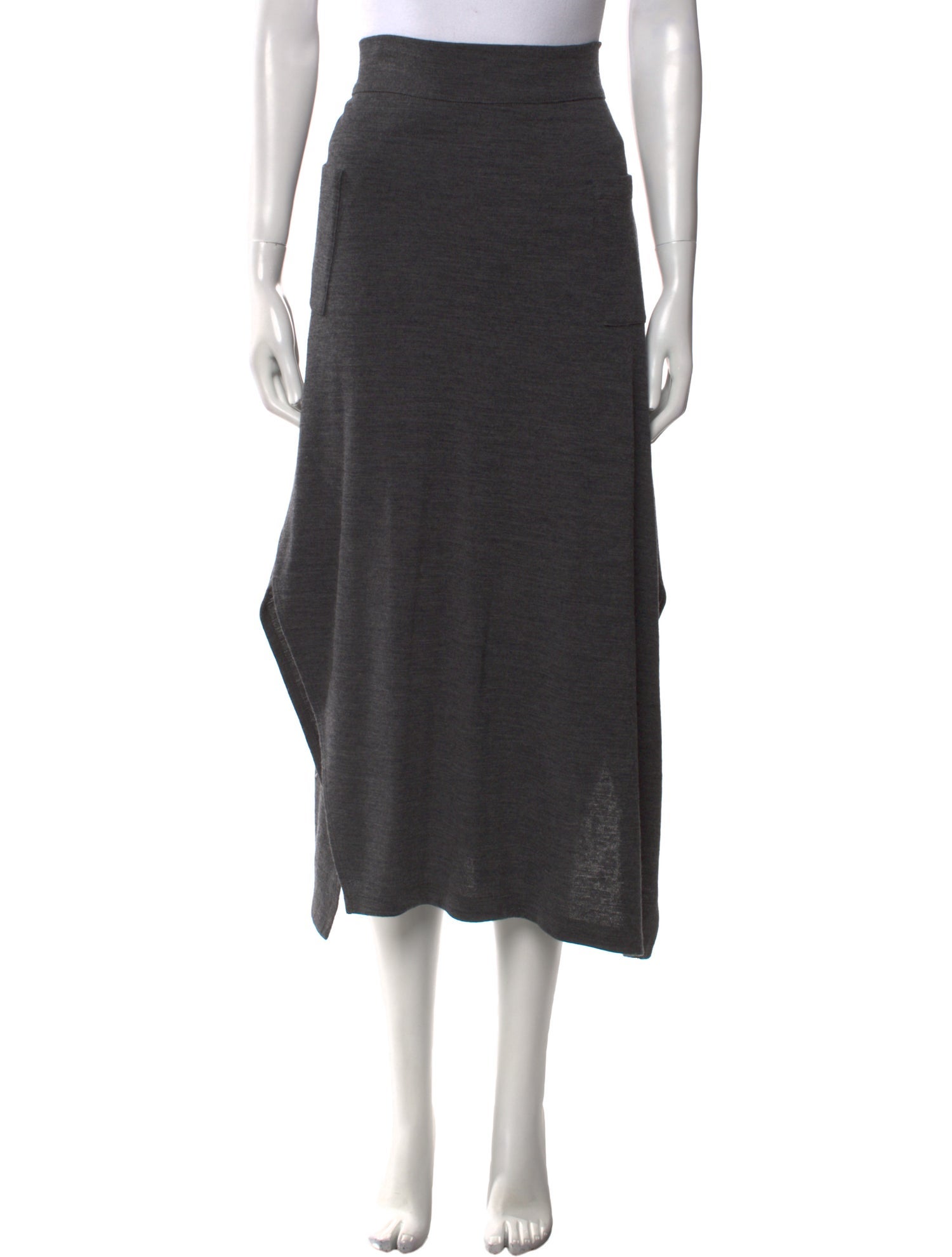 Morgane Le Fay Wool Midi Length Skirt