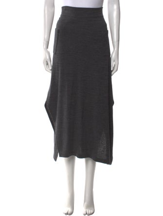 Morgane Le Fay Wool Midi Length Skirt
