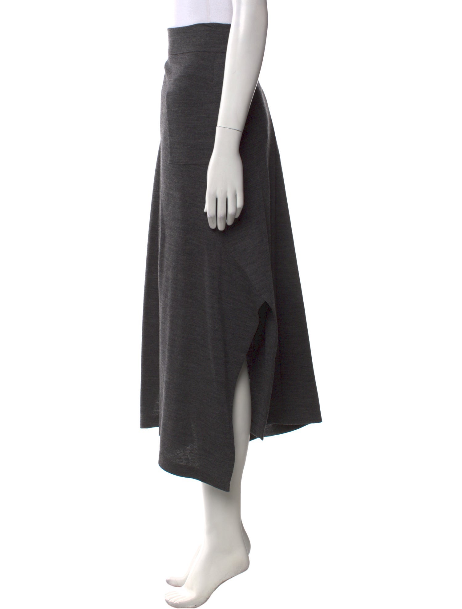 Morgane Le Fay Wool Midi Length Skirt