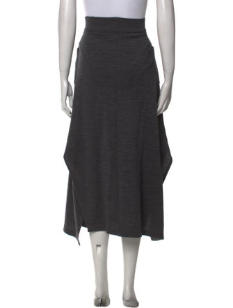 Morgane Le Fay Wool Midi Length Skirt