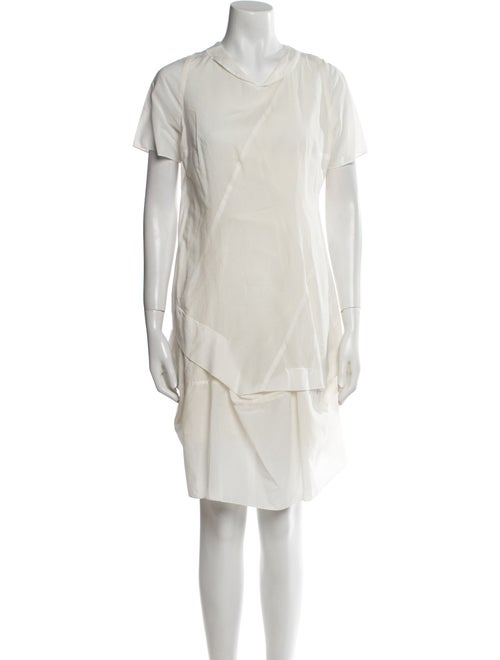 Morgane Le Fay Scoop Neck Mini Dress