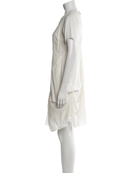 Morgane Le Fay Scoop Neck Mini Dress