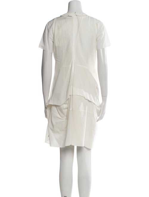 Morgane Le Fay Scoop Neck Mini Dress