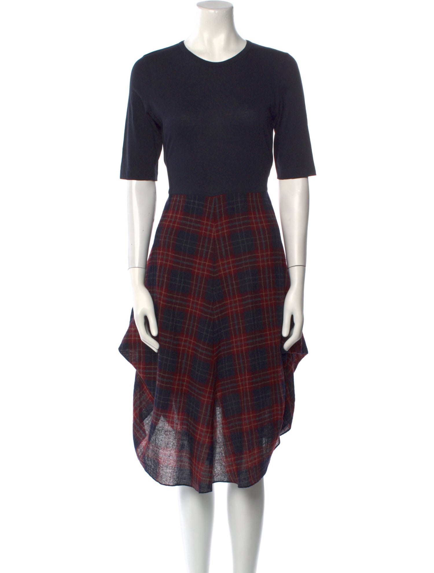 Morgane Le Fay Wool Knee-Length Dress