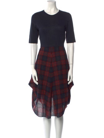 Morgane Le Fay Wool Knee-Length Dress