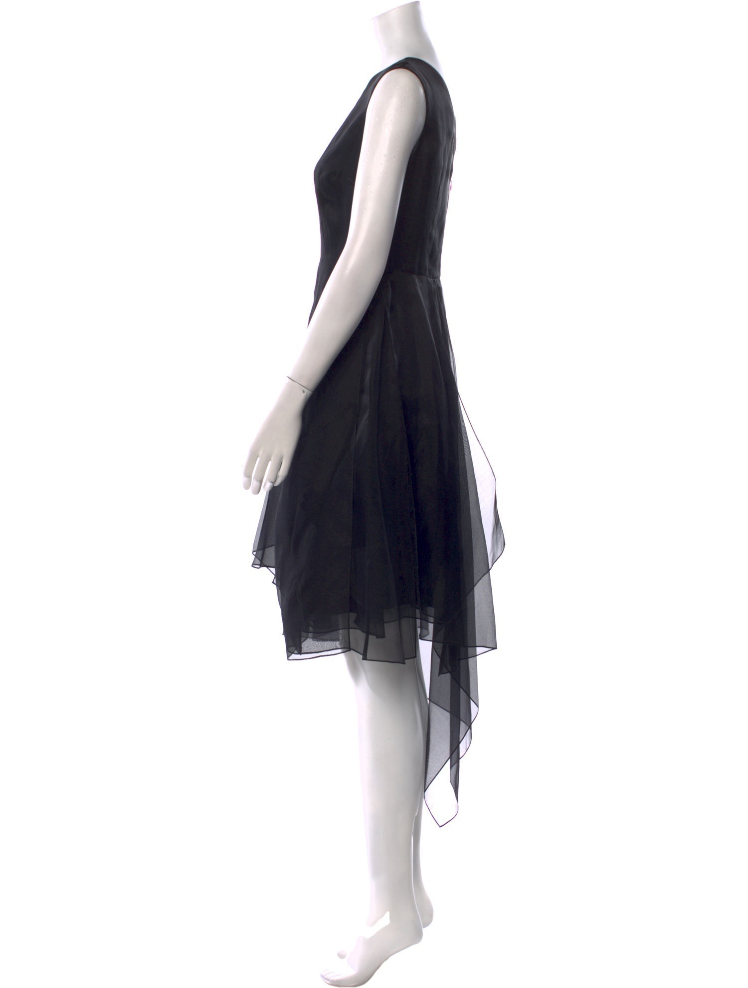 Morgane Le Fay Silk Knee-Length Dress