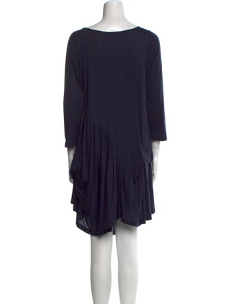 Morgane Le Fay Scoop Neck Mini Dress