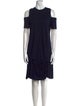 Morgane Le Fay Wool Knee-Length Dress