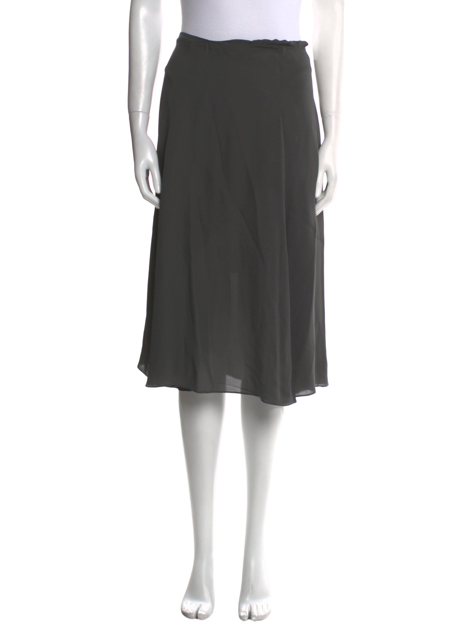 Morgane Le Fay Silk Knee-Length Skirt w/ Tags