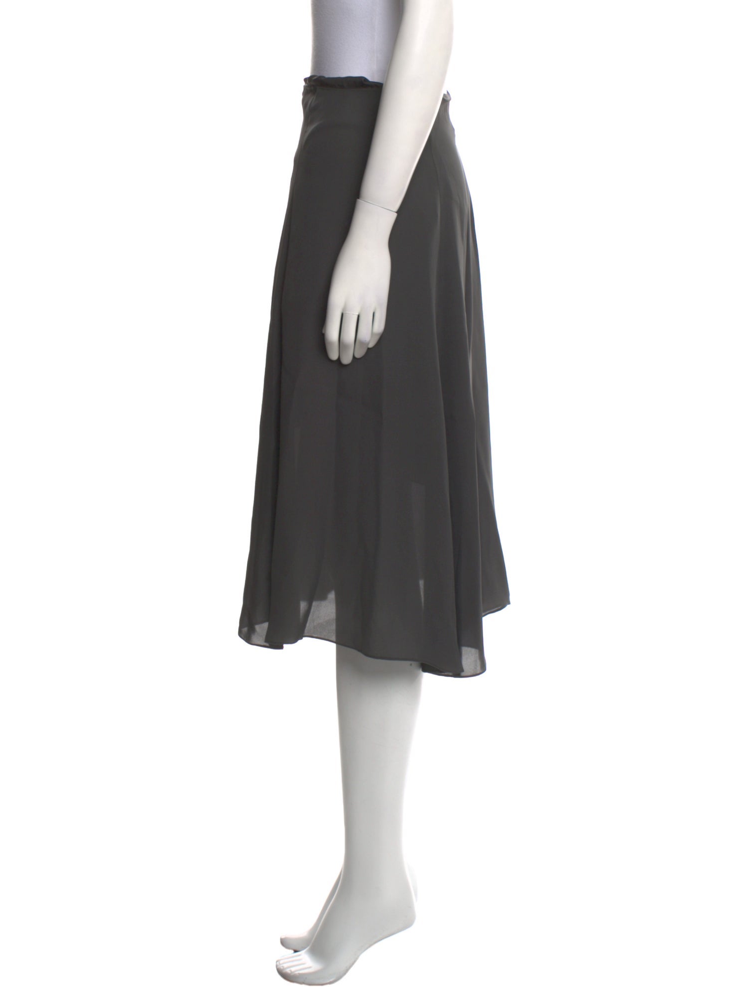 Morgane Le Fay Silk Knee-Length Skirt w/ Tags