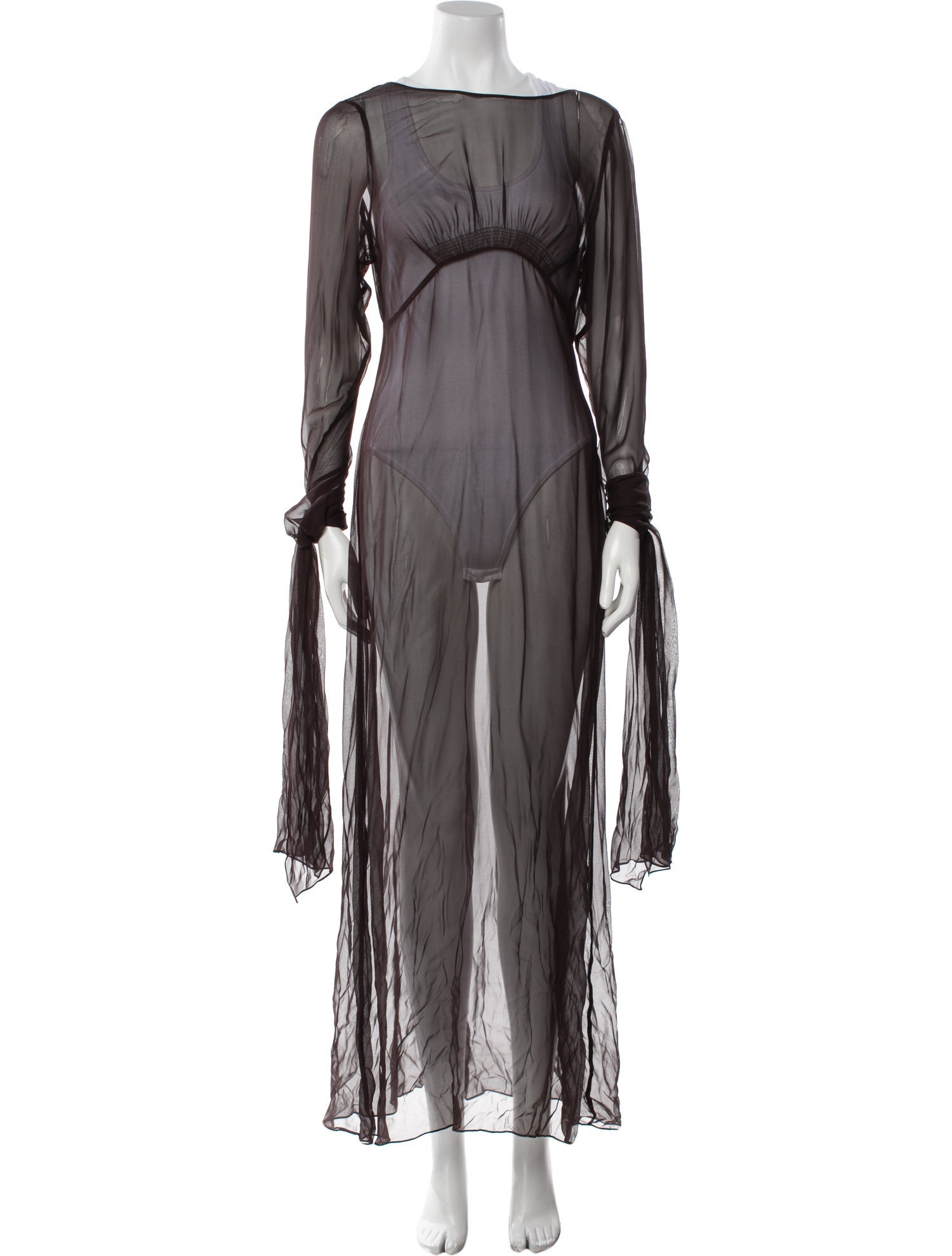 Morgane Le Fay Silk Long Dress