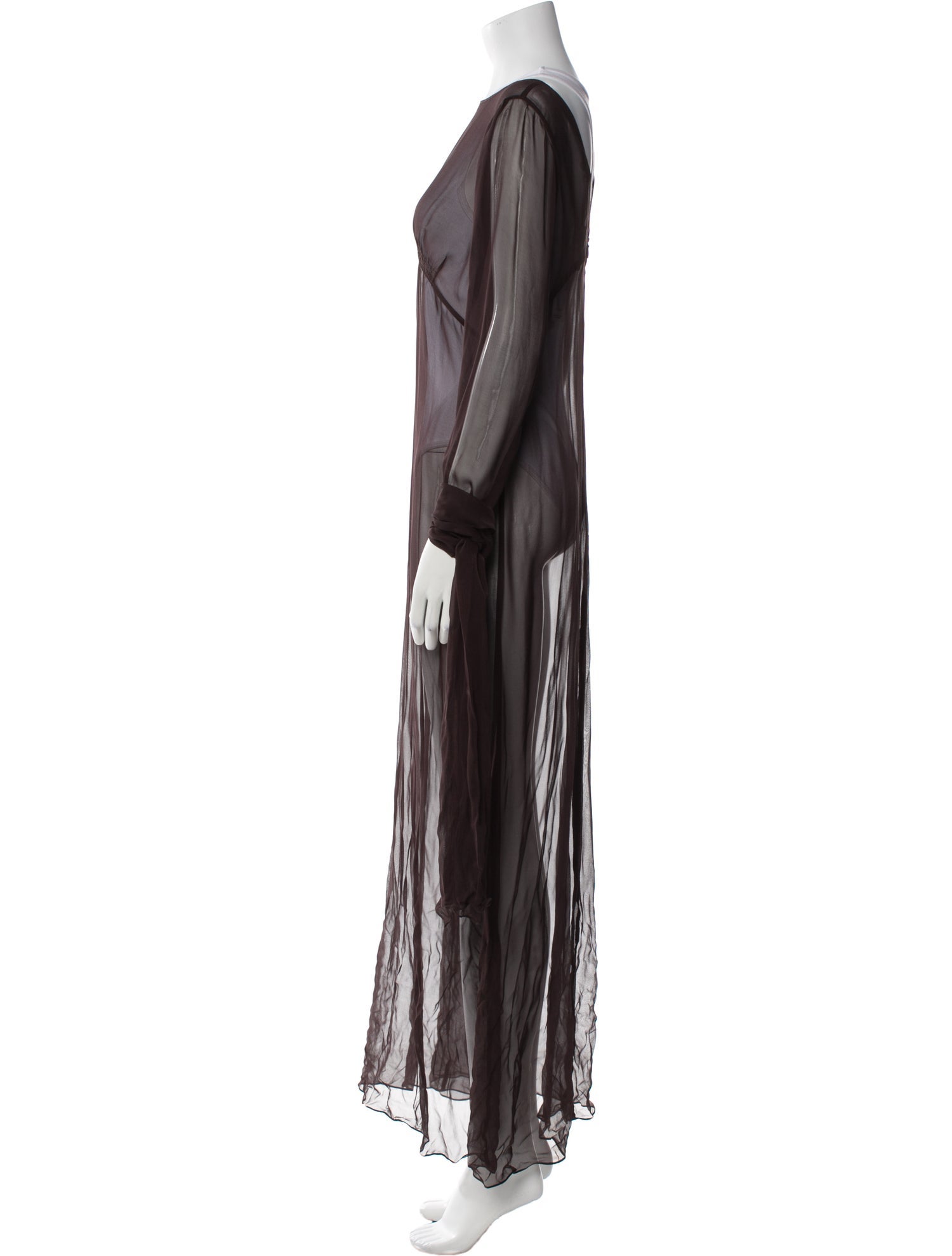 Morgane Le Fay Silk Long Dress