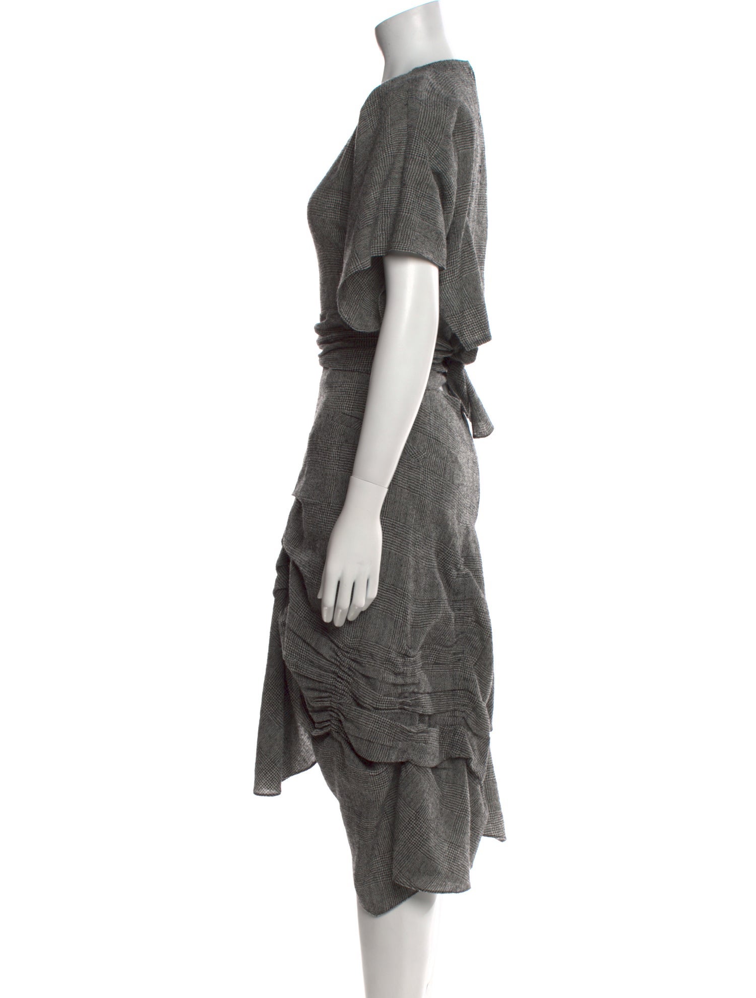Morgane Le Fay Wool Midi Length Dress