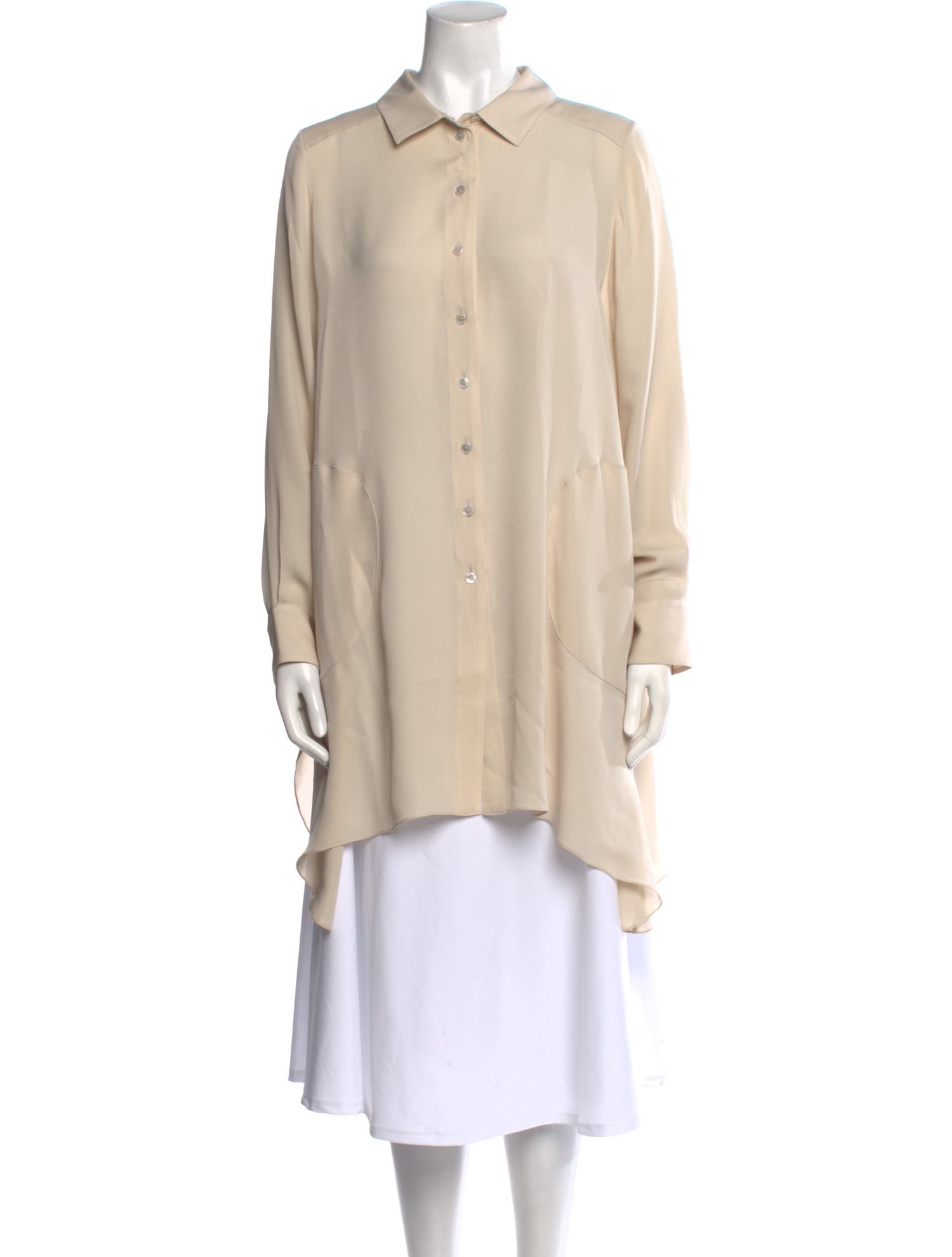 Morgane Le Fay Silk Long Sleeve Tunic