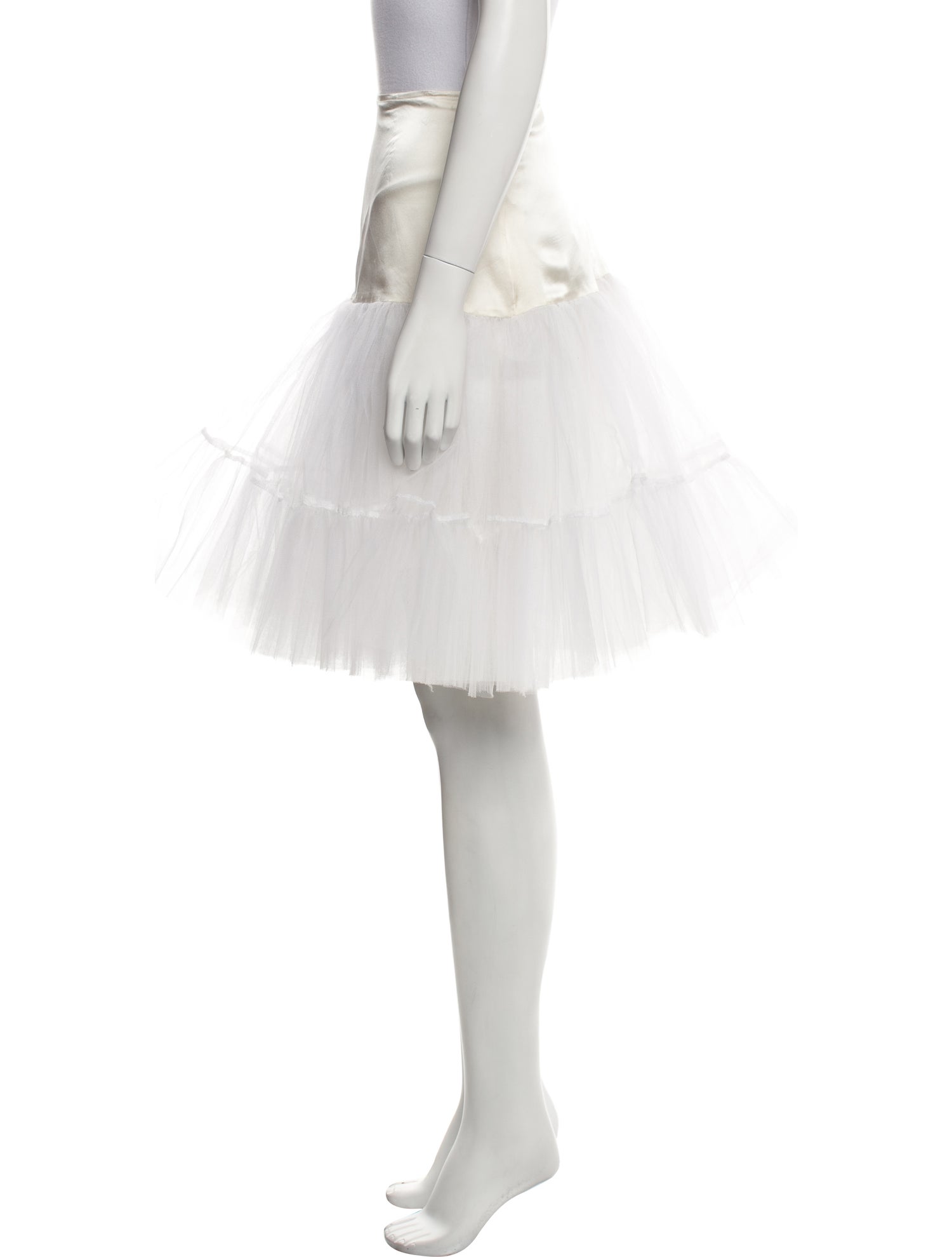 Morgane Le Fay Silk Knee-Length Skirt