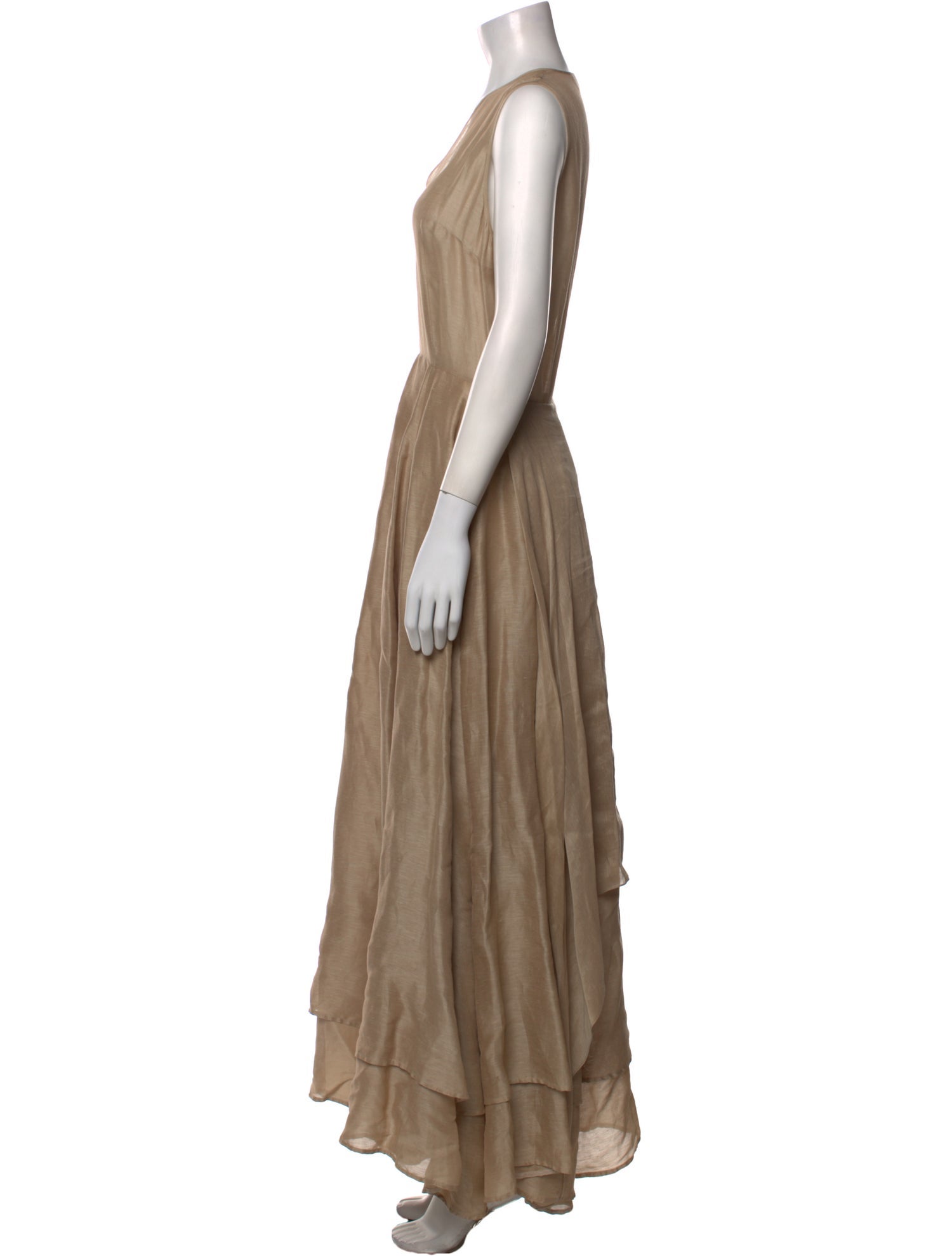 Morgane Le Fay Silk Long Dress