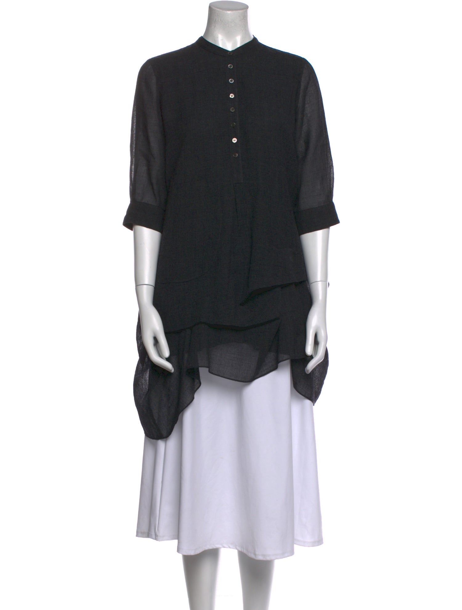 Morgane Le Fay Wool Mock Neck Tunic