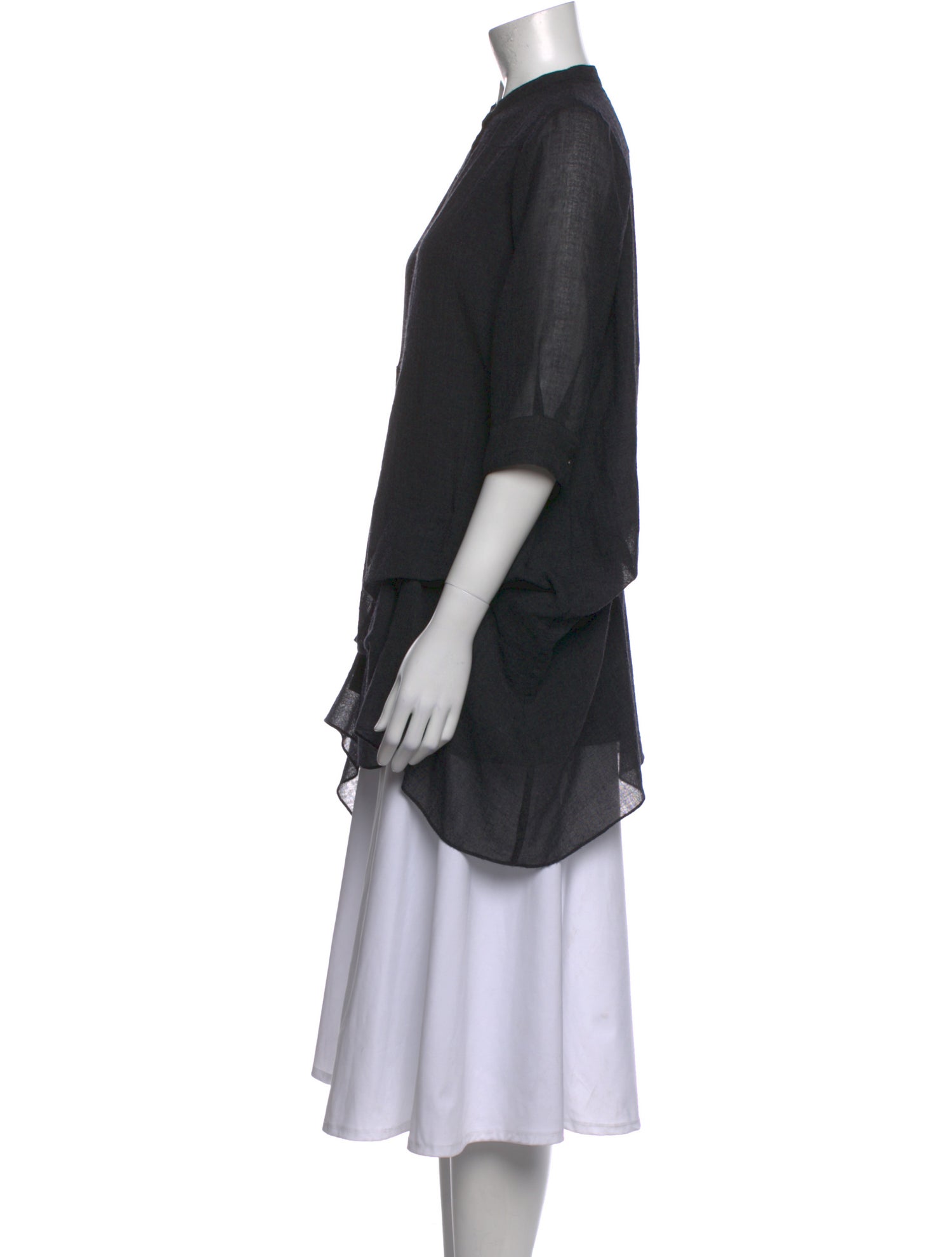 Morgane Le Fay Wool Mock Neck Tunic