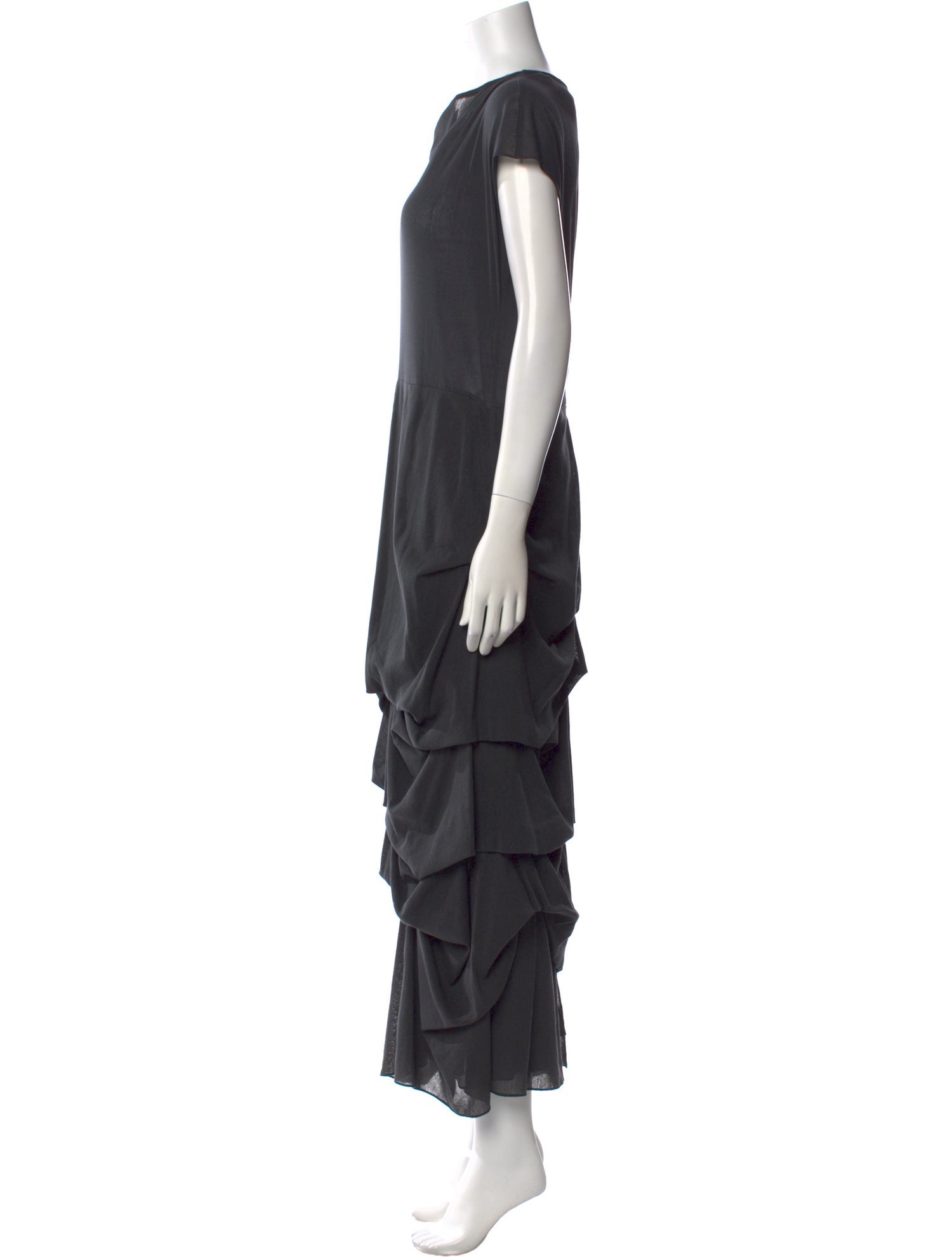 Morgane Le Fay Scoop Neck Long Dress