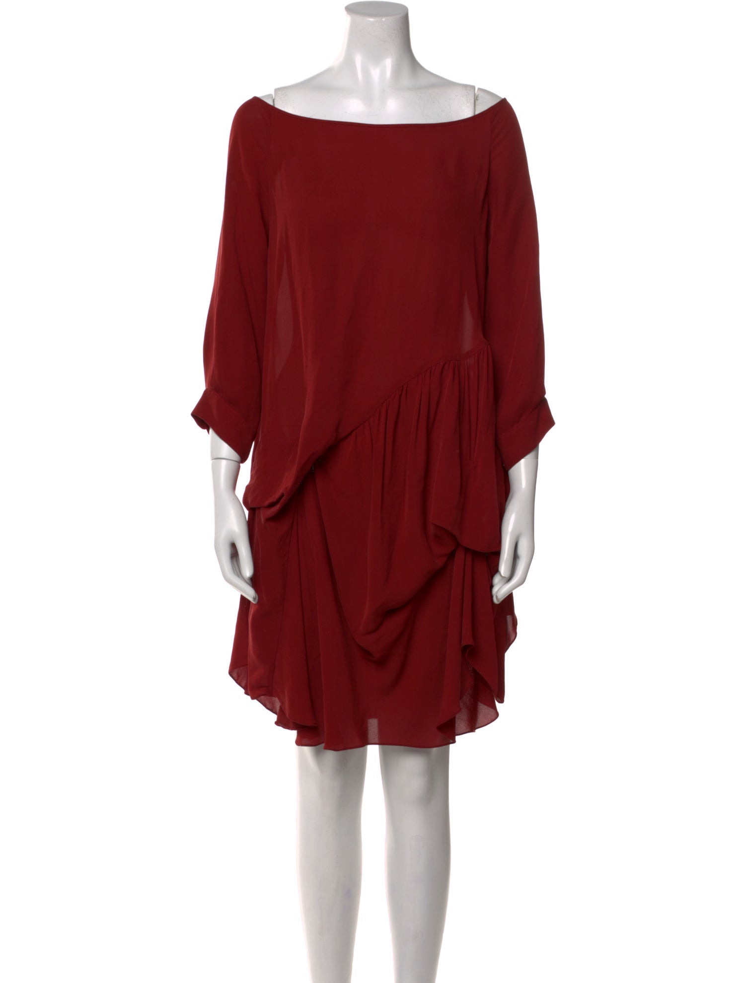 Morgane Le Fay Silk Knee-Length Dress