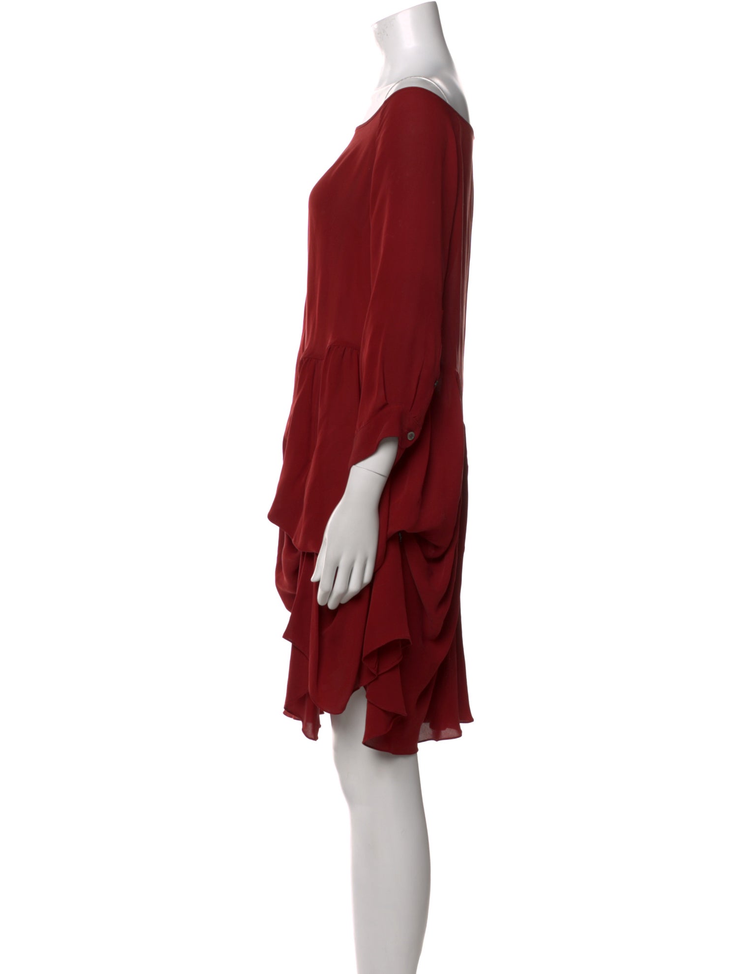Morgane Le Fay Silk Knee-Length Dress