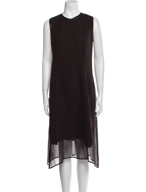 Morgane Le Fay Silk Pleated Accents Skirt Suit