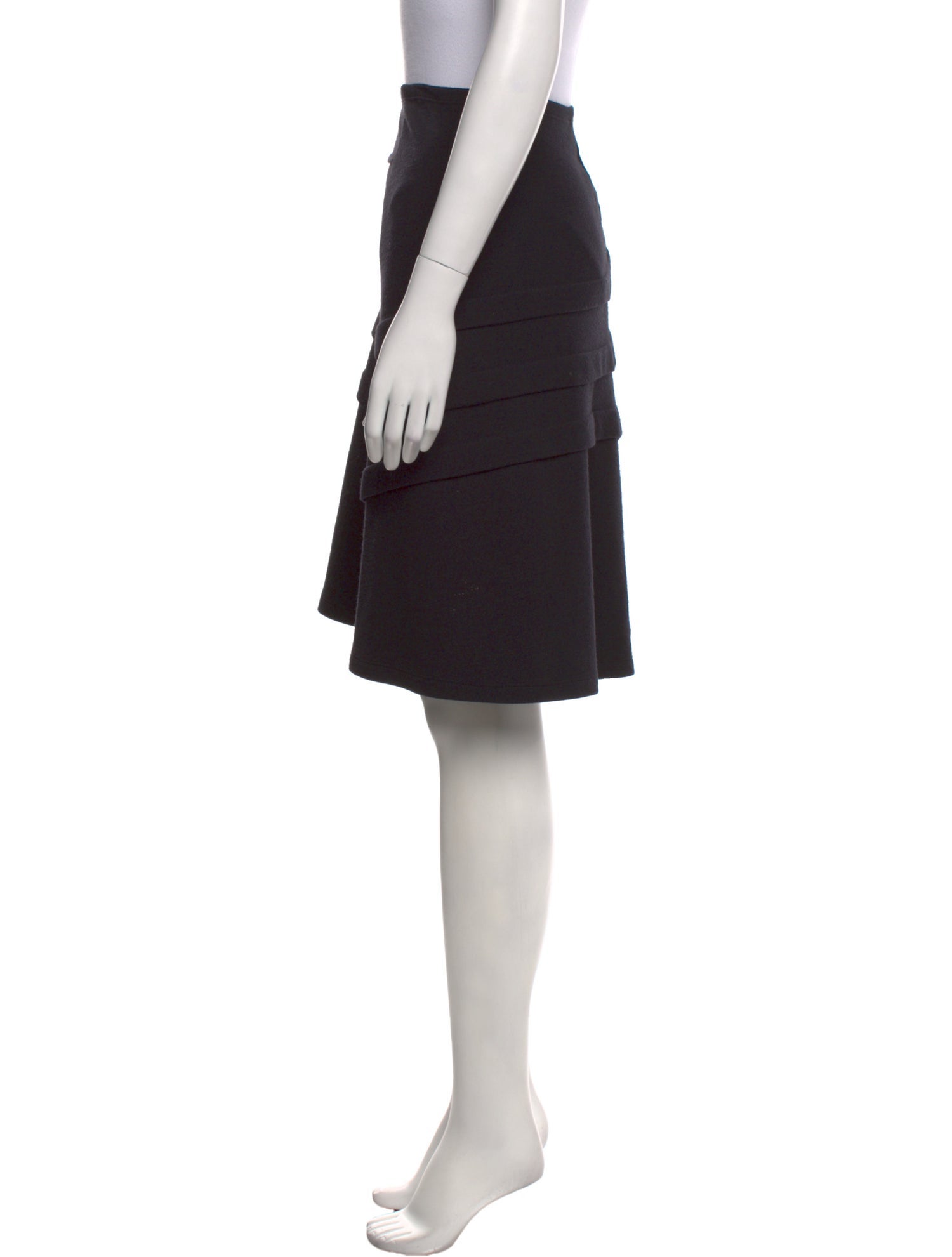 Morgane Le Fay Wool Knee-Length Skirt