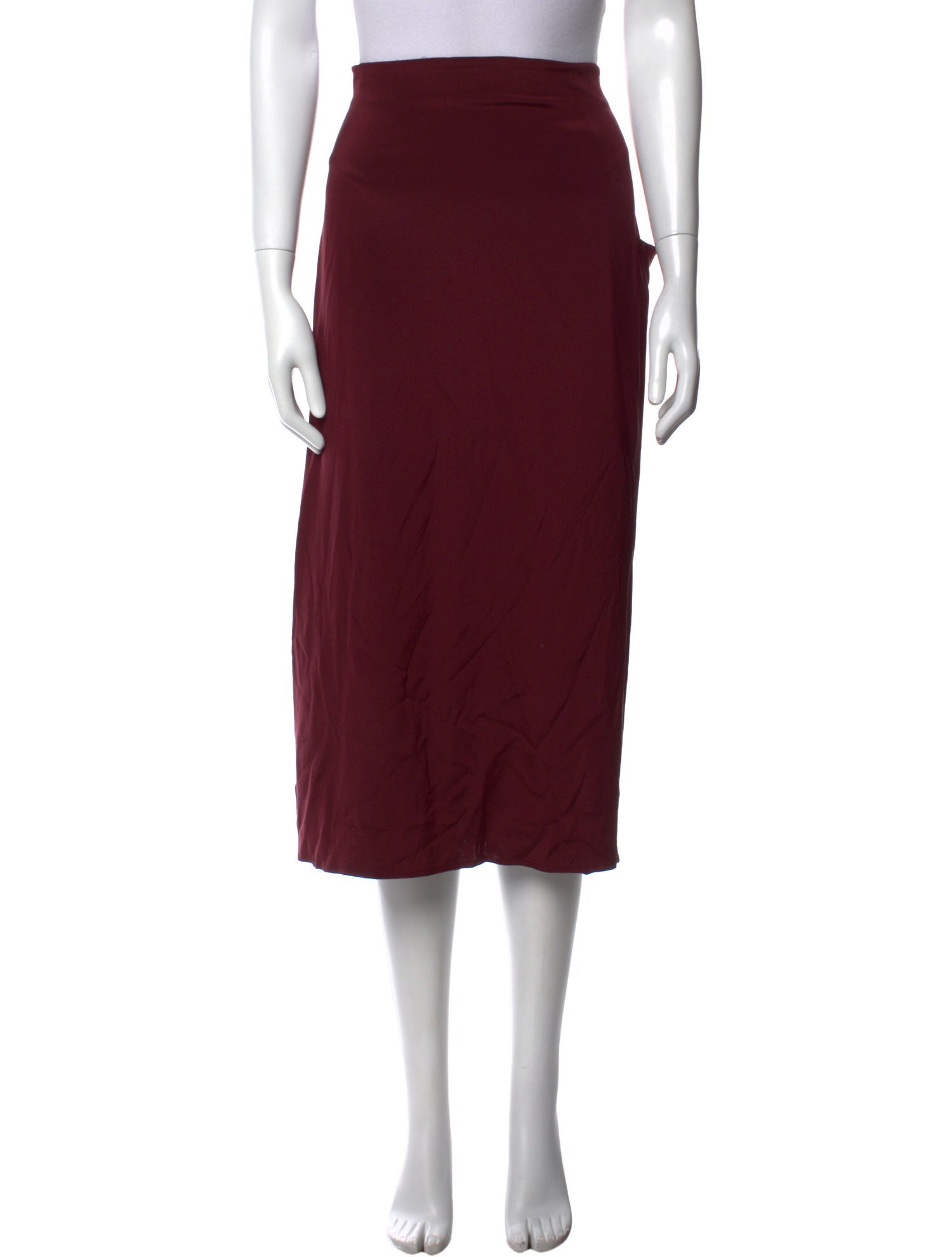 Morgane Le Fay Silk Midi Length Skirt