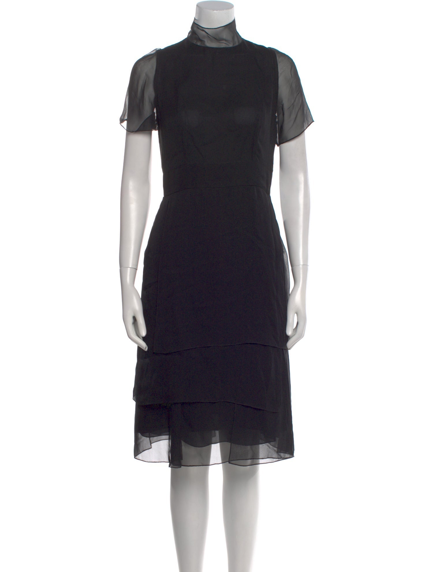 Morgane Le Fay Silk Knee-Length Dress