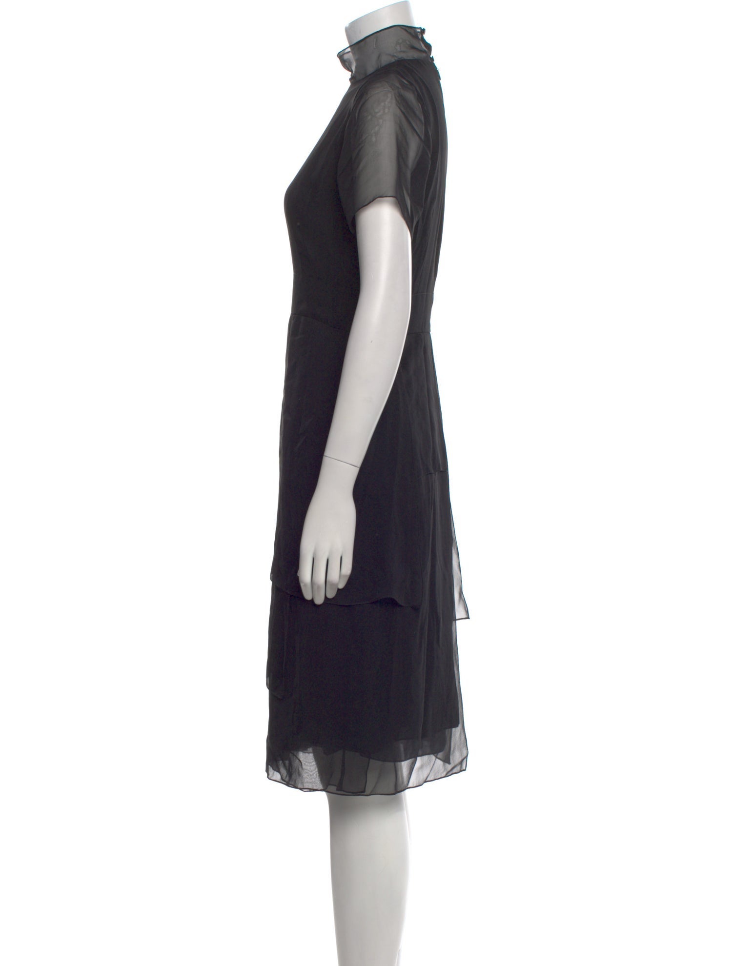 Morgane Le Fay Silk Knee-Length Dress