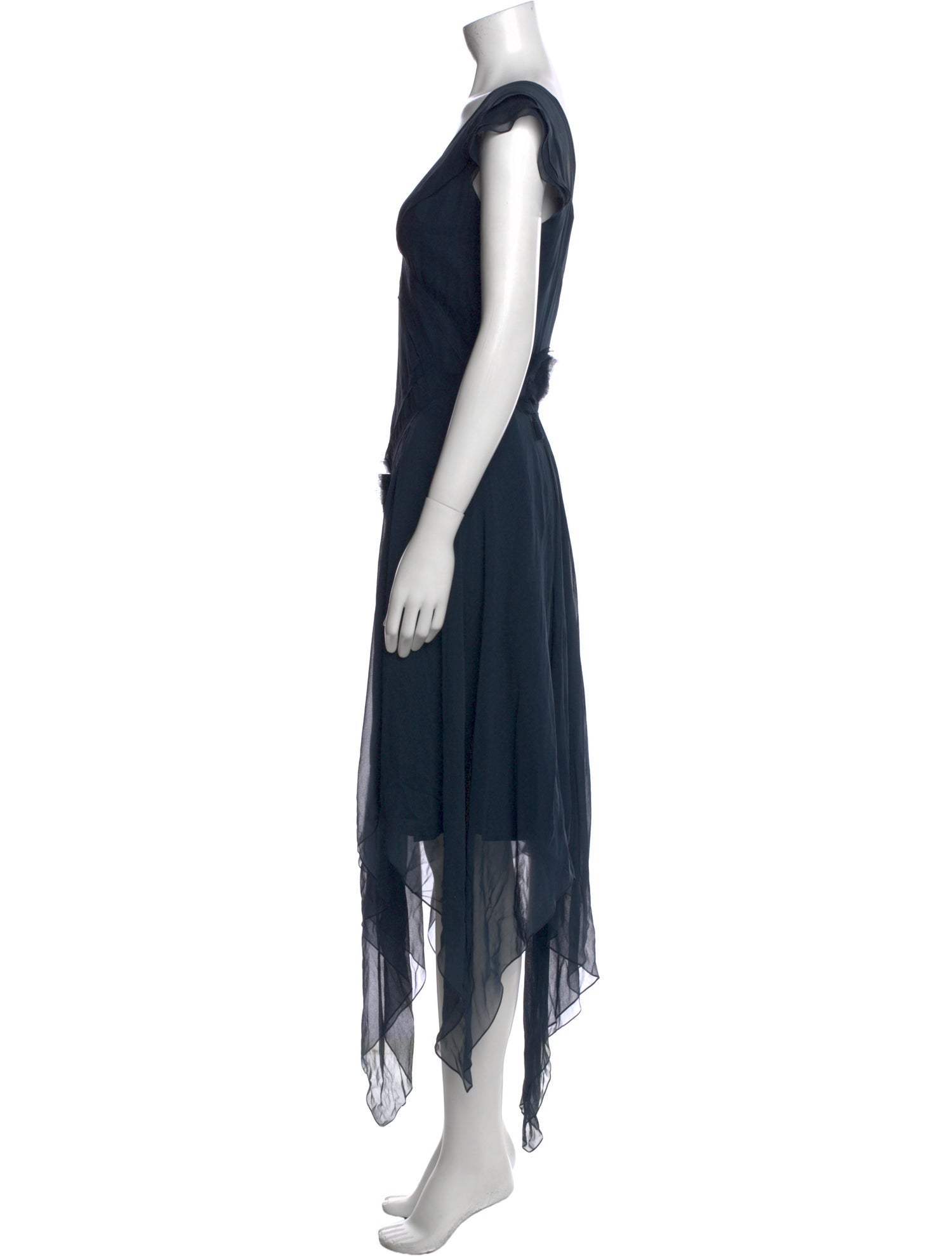Morgane Le Fay Silk Long Dress