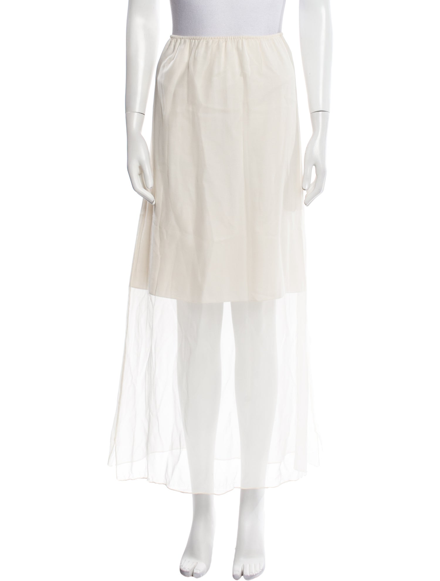 Morgane Le Fay Silk Midi Length Skirt