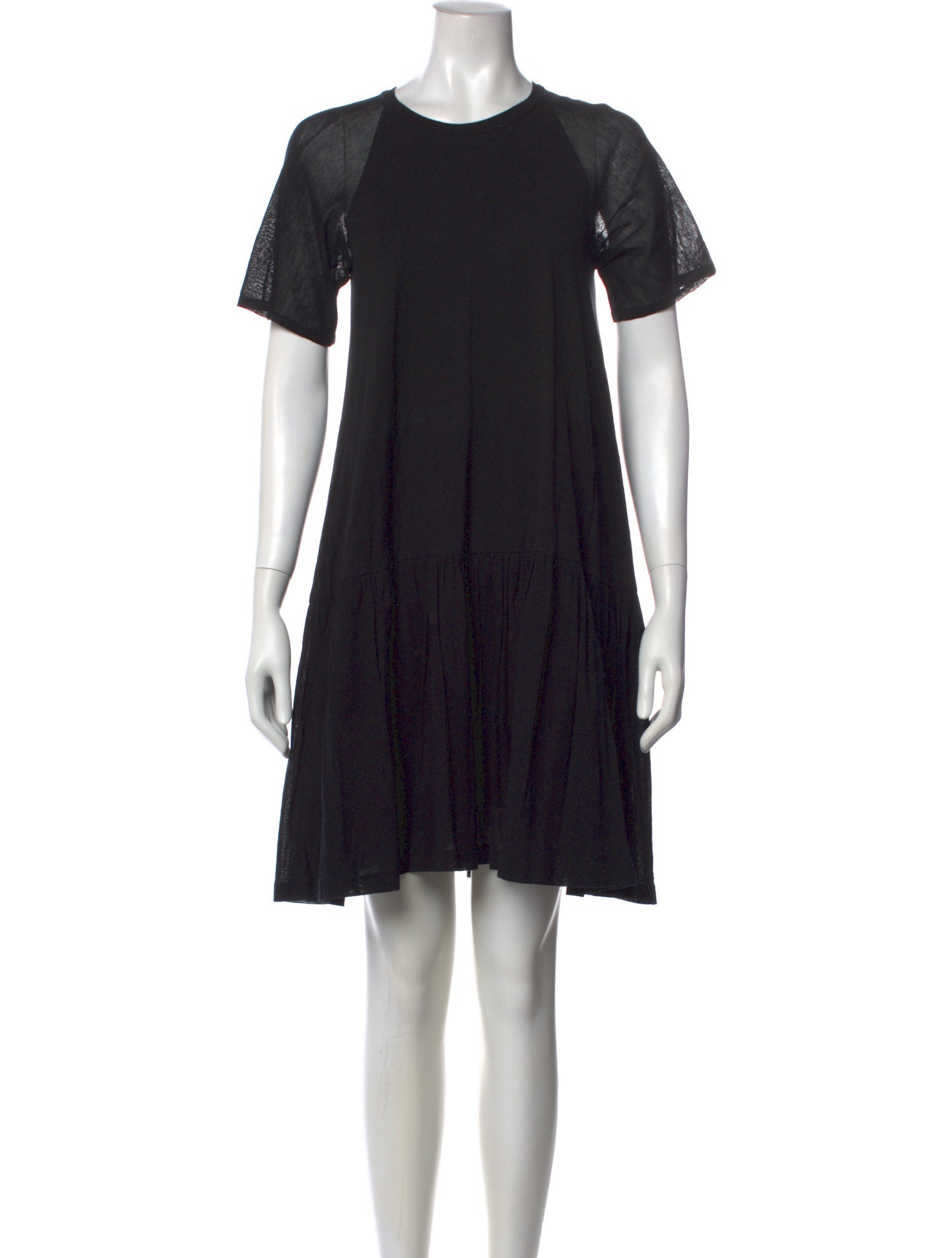 Morgane Le Fay Crew Neck Mini Dress