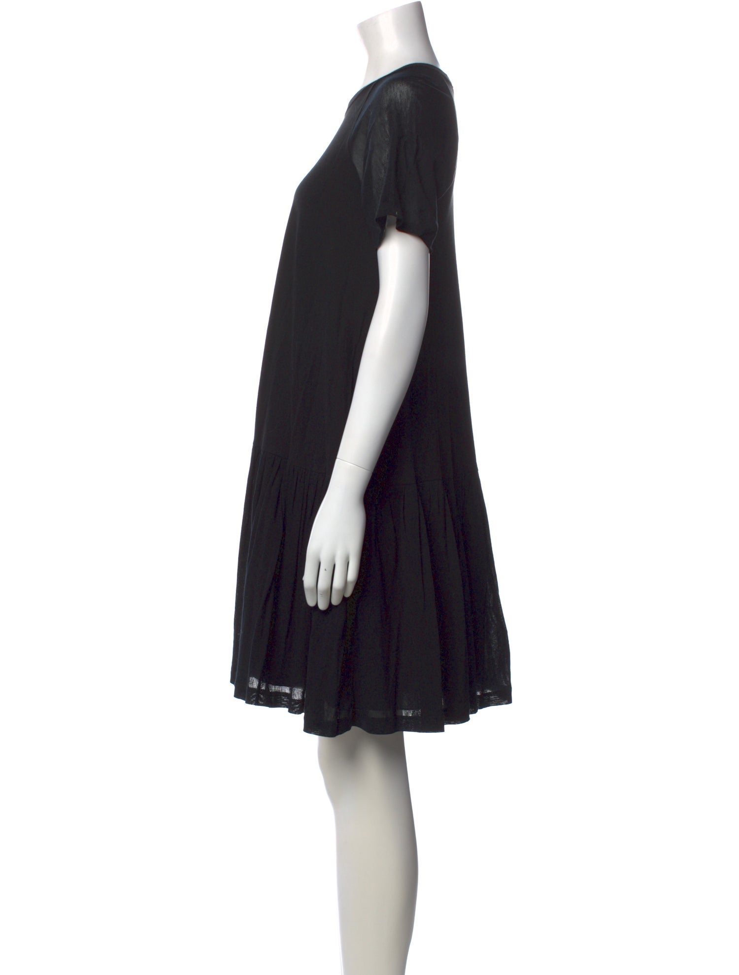 Morgane Le Fay Crew Neck Mini Dress