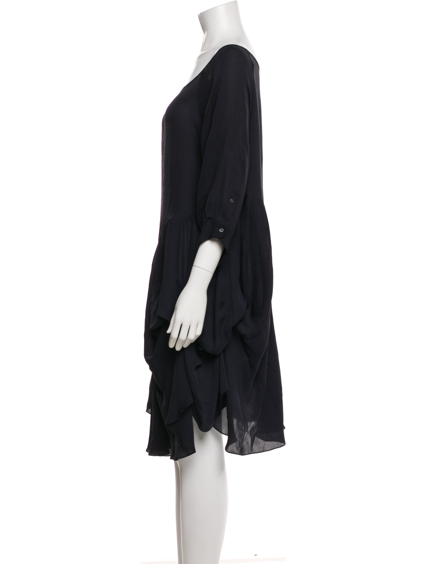 Morgane Le Fay Silk Knee-Length Dress
