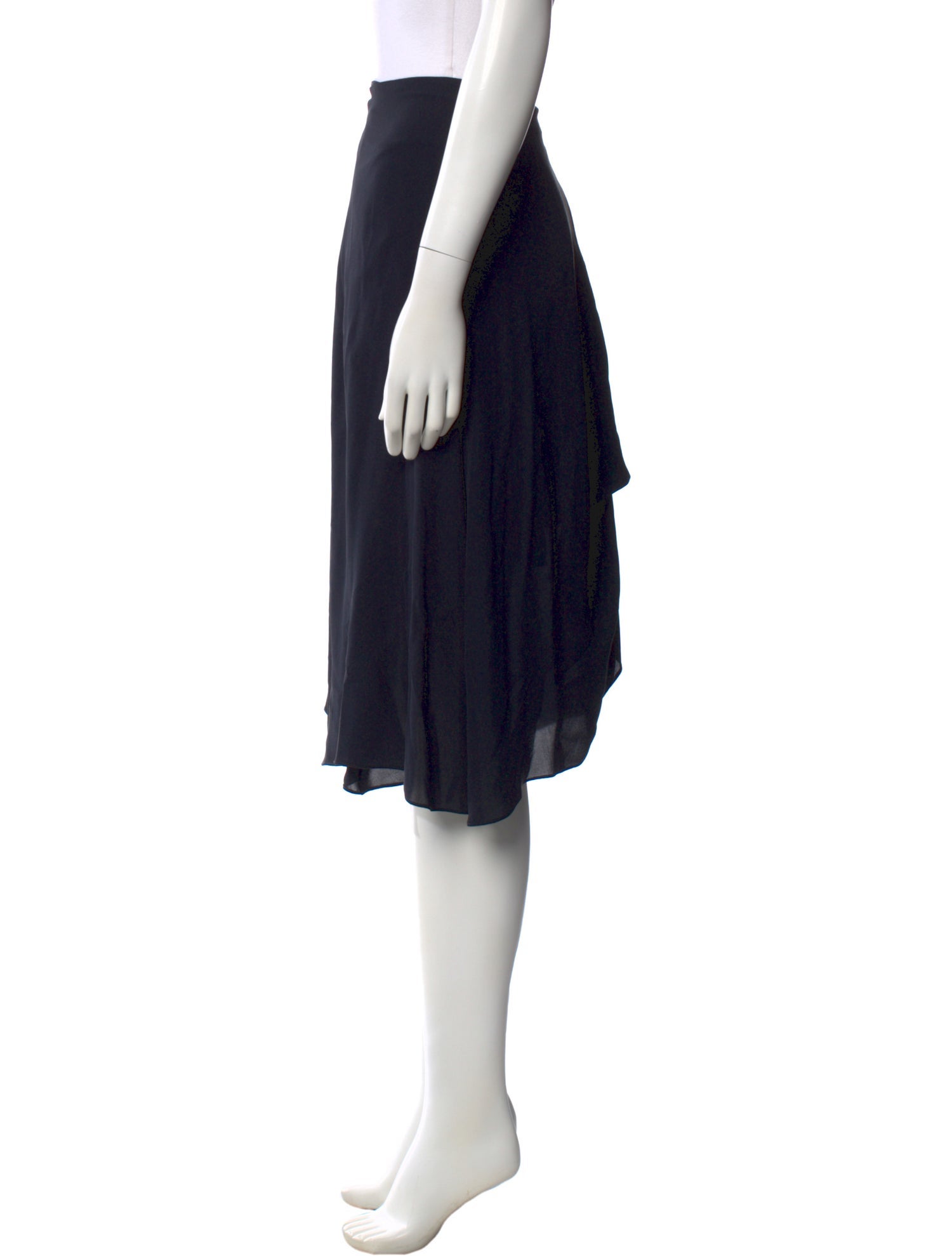 Morgane Le Fay Silk Knee-Length Skirt