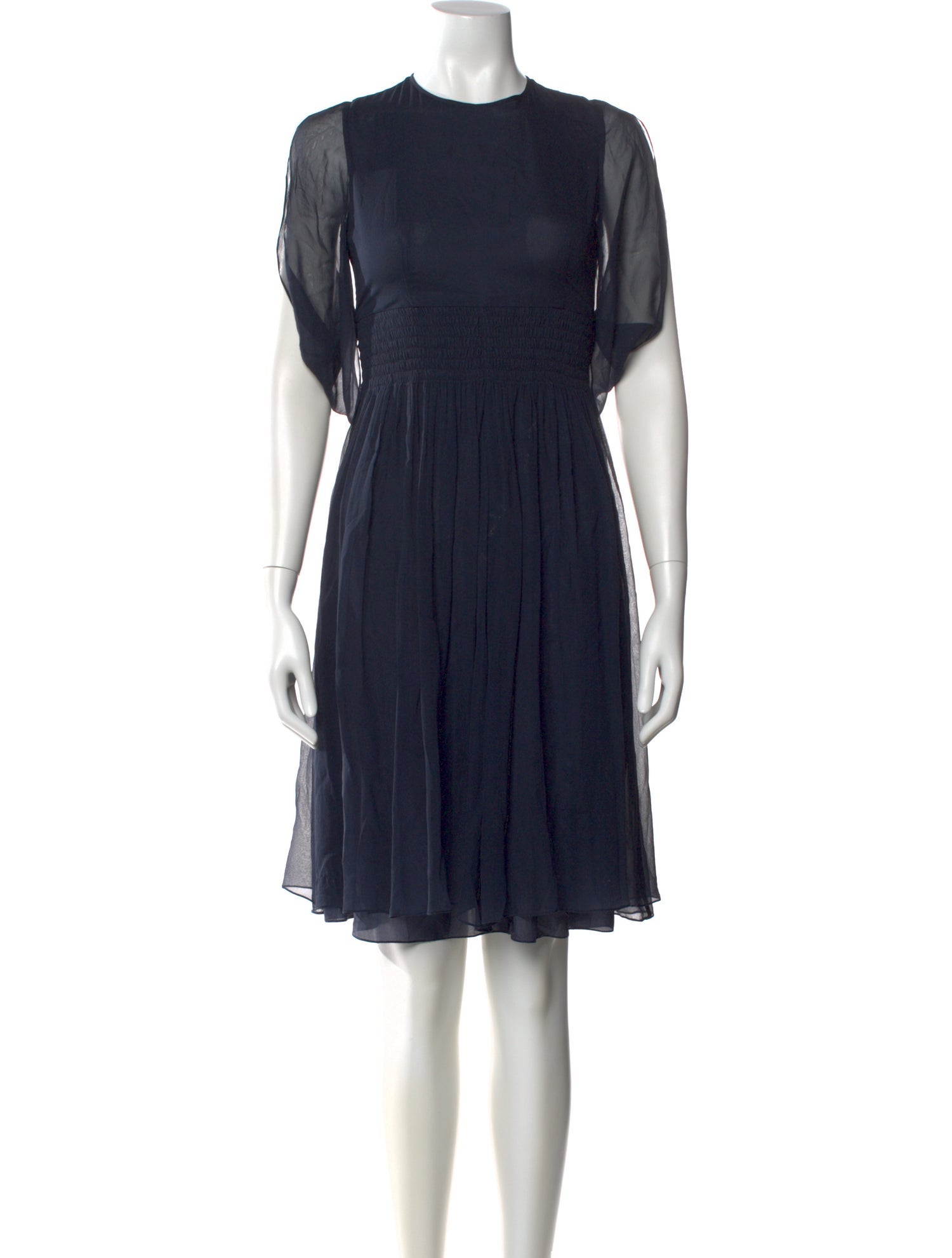Morgane Le Fay Crew Neck Knee-Length Dress