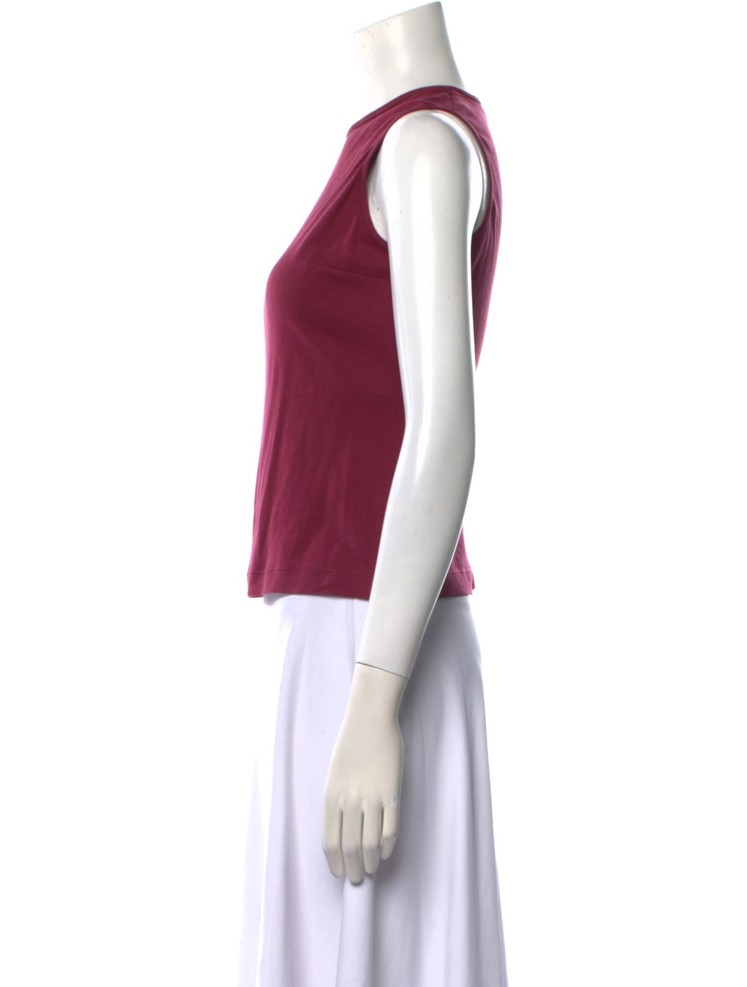 Morgane Le Fay Crew Neck Sleeveless Top