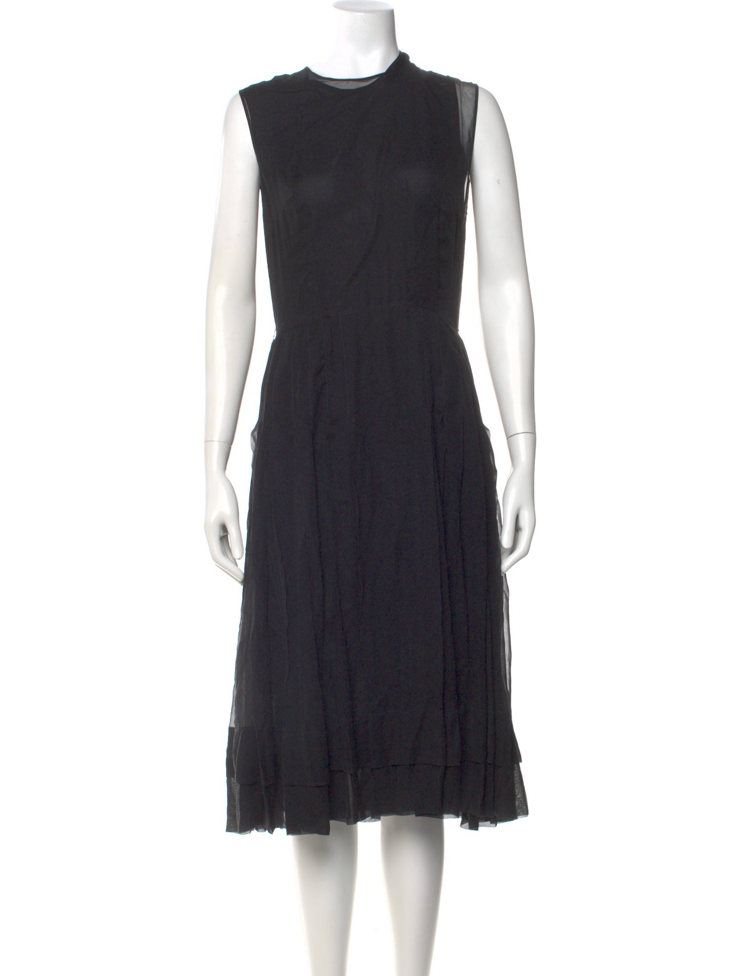 Morgane Le Fay Crew Neck Knee-Length Dress
