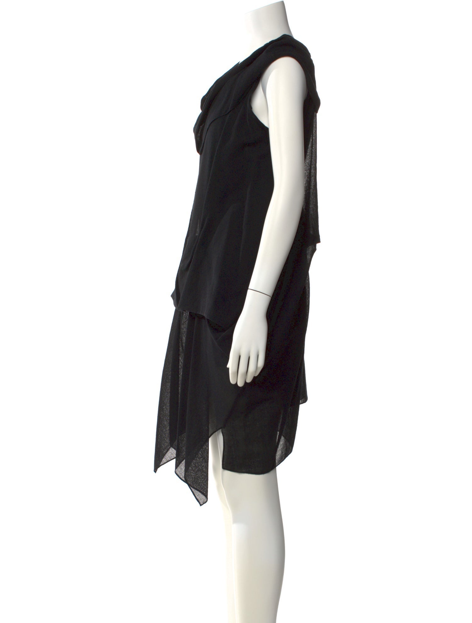 Morgane Le Fay Wool Knee-Length Dress