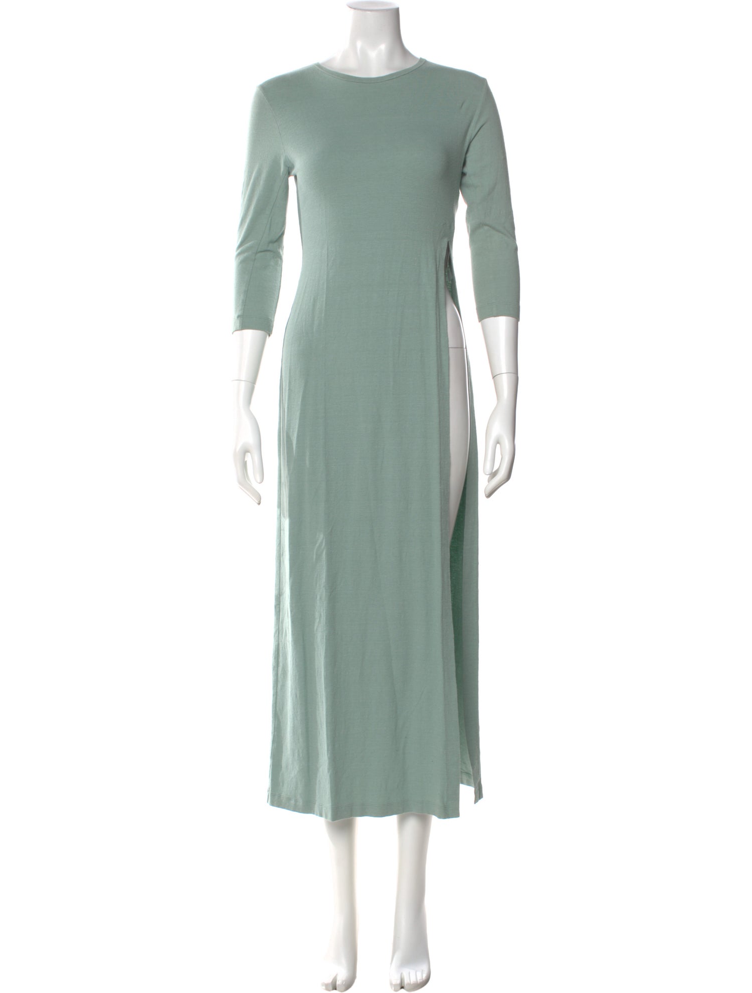 Morgane Le Fay Crew Neck Long Dress